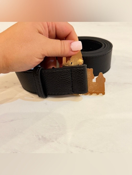 NEW Disney Theme Parks Fantasyland Castle Gold Belt Size L/XL main image 10